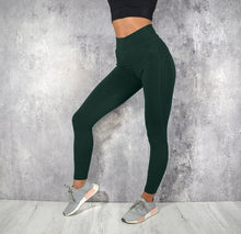 Load image into Gallery viewer, Women Casual High Waist Fitness Leggings Ladies Solid Color Long Scrunch Leggings Ankle-Length Woman Clothes