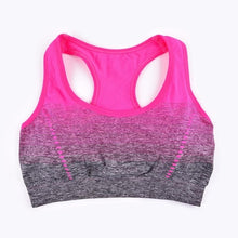 Load image into Gallery viewer, Fashion Sport Bra Gradient High Stretch Sports Bras Women Quick Dry Padded Sport Fitness Yoga Running Gym Seamless Sport Bra Top