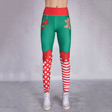 Load image into Gallery viewer, 2019 Hayoha Christmas Printing Leggings Put Hip Elastic High Waist Legging Breathable Merry Christmas Pants